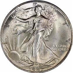 1947 50C. MS-67 PCGS.