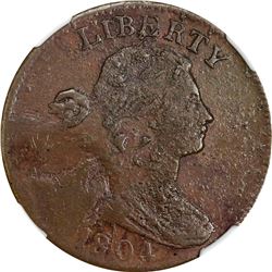 1804 1C. Restrike. MS-61 BN NGC.
