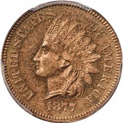 1877 1C. Proof-64 RB PCGS.