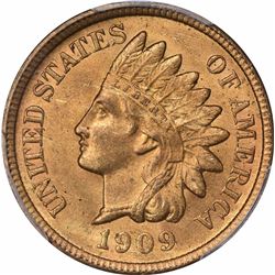 1909-S 1C. Indian. MS-64 RD PCGS.
