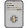 Image 3 : 1877 3C. Proof-66 Cameo NGC.