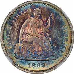 1862 H10C. MS-65 NGC.