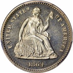 1864 H10C. Proof-64 PCGS.
