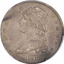1831 25C. Small Letters. B-2. Rarity-2. AU-55 PCGS.