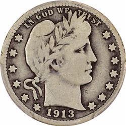 1913-S 25C. VG-10 PCGS.