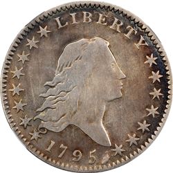 1795 50C. O-113a. A/E on Reverse. Rarity-4. VG Details – Improperly Cleaned. NGC.