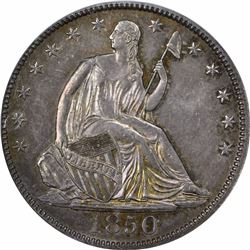 1850 50C. MS-62 PCGS.