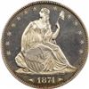Image 1 : 1874 50C. Proof-64 CAM PCGS.