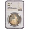 Image 3 : 1874 T$1. Proof-64 NGC.