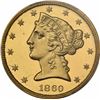 Image 5 : 1860 S$5. Proof-65+ CAM PCGS.