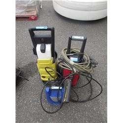 3 Electric Pressure Washers