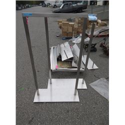 2 Stainless Steel Clothing Racks