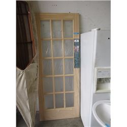 Interior Pine French Door