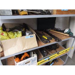 Shelf Lot of Assorted Tools