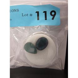 16 CTW Emerald Gemstones