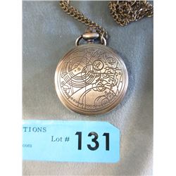 Antiqued Bronzed "Doctor Who" Pocket Watch