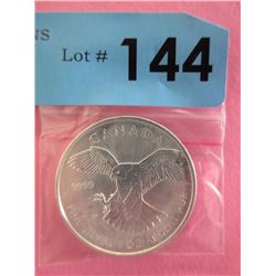 1 Oz .9999 Fine Silver 2014 Peregrine Falcon Coin