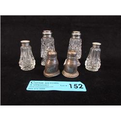Sterling & Sterling Rimmed Salt & Peppers