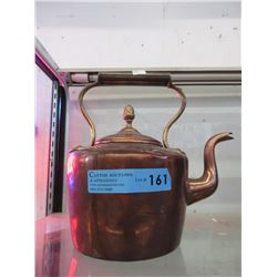 Victorian Copper & Brass Toddy Kettle ca1900