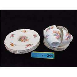 4 Coalport Luncheon Sets - Fragrance