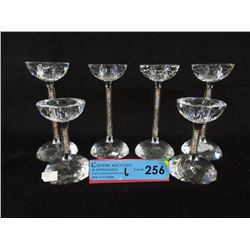 6 Oleg Cassini Candle Holders