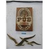 Image 1 : Wood Molson Sign & Brass Seagulls