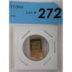 Rare 5 Gram  .9999 Gold Johnson Matthey Bar