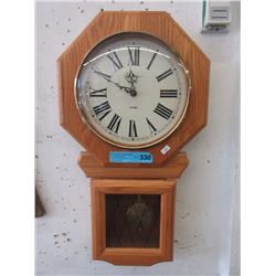 Oak Chime Wall Clock Made by Renzie
