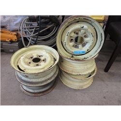 Five 1950s Corvette Rims
