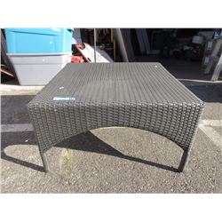 Resin Patio Coffee Table