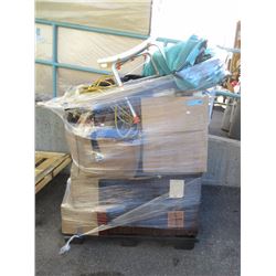 Wrapped Skid of Storage Locker Goods