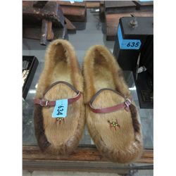 Pair of Animal Hide Shoes