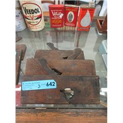 3 Vintage Wood Joiners Planes