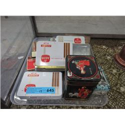 17 Vintage Tins