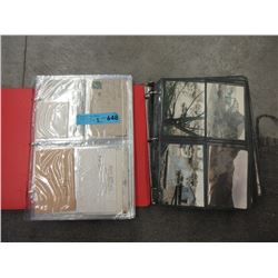 2 Binders of Vintage Post Cards & Photographs