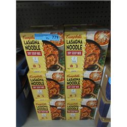 12 Cases of Lasagna Noodle Dry Soup Mix