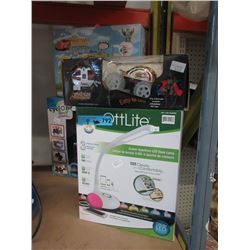 Toy Cars & a Desk Lamp