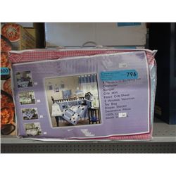 New 9 Piece Crib Bedding Set