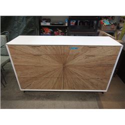 New Wood Front 8 Drawer Dresser