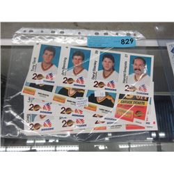 20 x 1980's Shell and Mohawk Hockey Cards