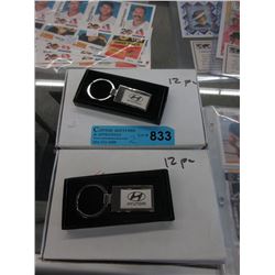 2 Dozen New Key Chains - Hyundai