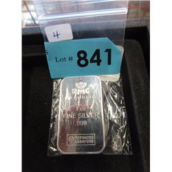 1 Oz. Republic Metals Corp. .999 Silver Bar