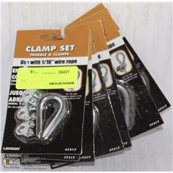 6 LEHIGH CLAMP SETS