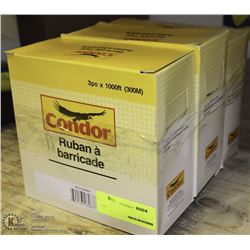 3 ROLLS CONDOR CAUTION TAPE, 3PO X 1000'