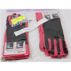 2PK LADIES SPANDEX TEXTING GLOVES