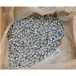 BOX OF NYLON INSERT LOCK NUTS 1/4-20 NE ZP