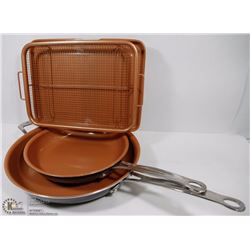 LOT OF 4PCS  GOTHAM COOKWARE