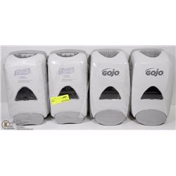 LOT OF 4 HAND SANITIZER DISPENSERS