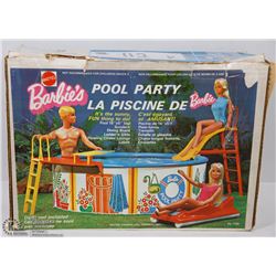 VINTAGE BARBIE POOL PARTY SET