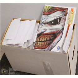 BOX OF 105 ASSORTED COMICS IN SLEEVES